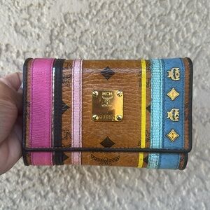 MCM Multicolor Leather Wallet